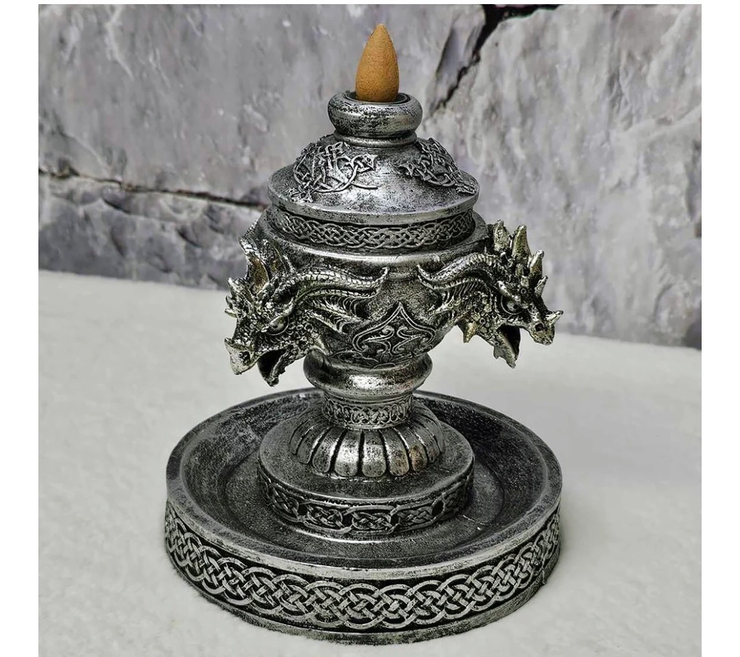 Backflow Incense Burner Dragon Fountain with Incense gallery