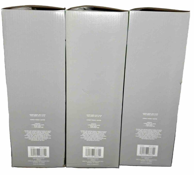 Ashland String Lights 30 Clear Globe 29 foot Length 1 Set, 3 Box’s gallery