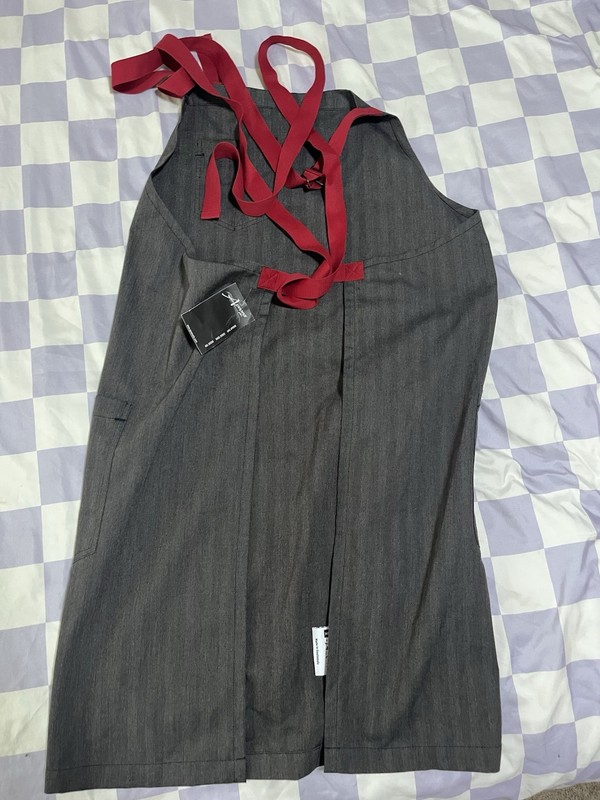 Apron Polyester Cotton Blend Cooking Arts Gardening Stylish Grey Pattern gallery