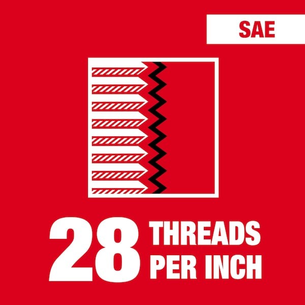 Milwaukee Tool 49-57-5390 Hex Threading Die, 1/8"-28, Solid gallery