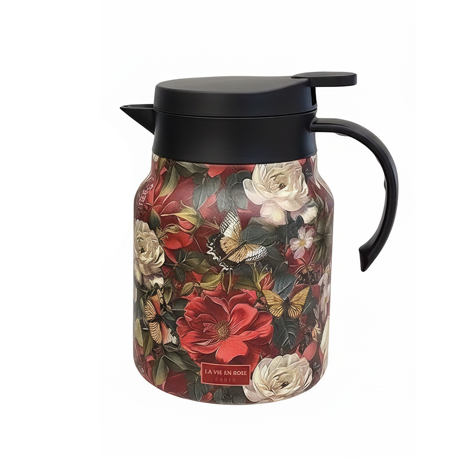 34oz Insulated Tea Carafe with Infuser, Hot Cold Brew Thermal Pitcher gallery
