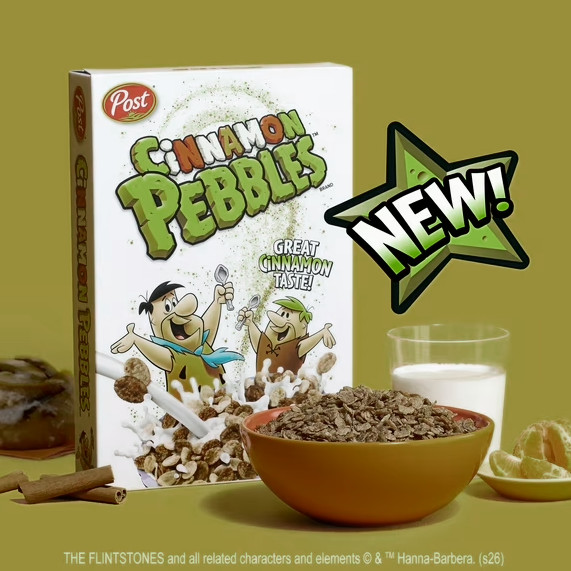 Post Cinnamon Pebbles Breakfast Cereal, Gluten Free, Family Size Box, 19.5 oz gallery
