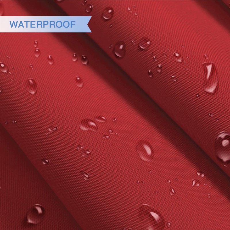 5-24ft Red Rectangle Waterproof Sun Shade Sail Mesh Net Cover UV Block Garden gallery