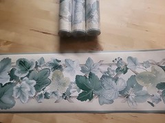 3 ROLLS SEALED Wallpaper !! BORDER !! Brewster BOTANICAL NEW 7 Inches Wide