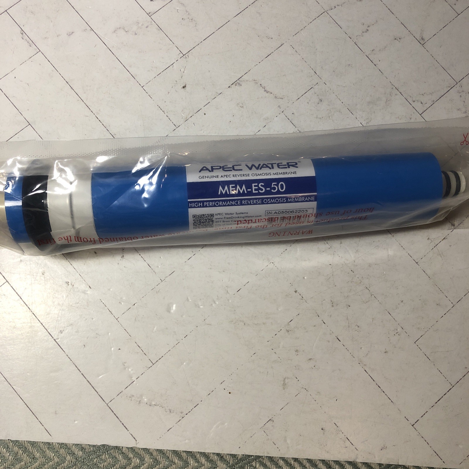 APEC Water filter MEM-ES-50 High Performance Reverse Osmosis Membran Genuine OEM gallery