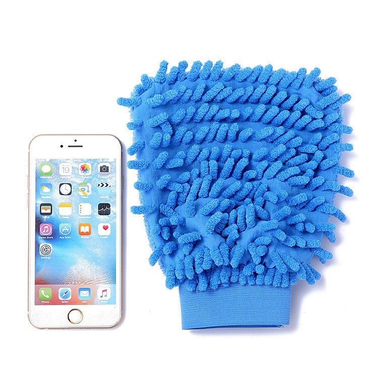 Double-sided chenille car wash gloves car cleaning gloves car cleaning tools gallery