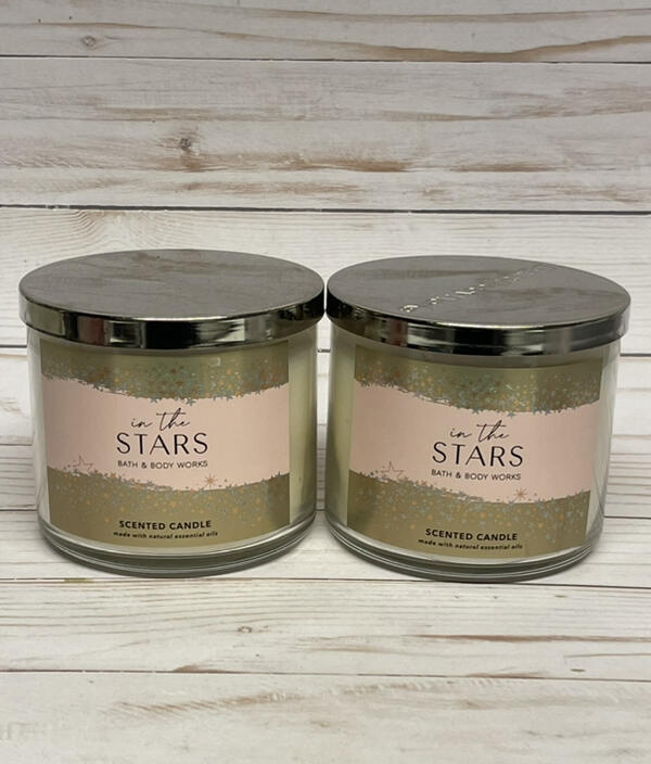 Bath & Body Works In The Stars 3-Wick Candles x2 gallery