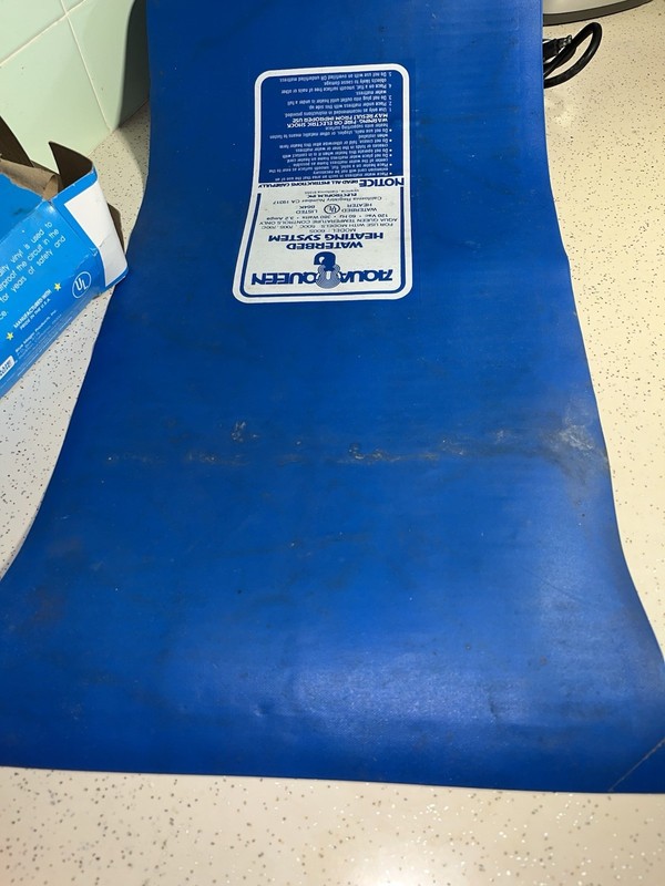 Blue Magic Temperature Control Waterbed Heater Aqua Queen Model 600S *UNTESTED* gallery