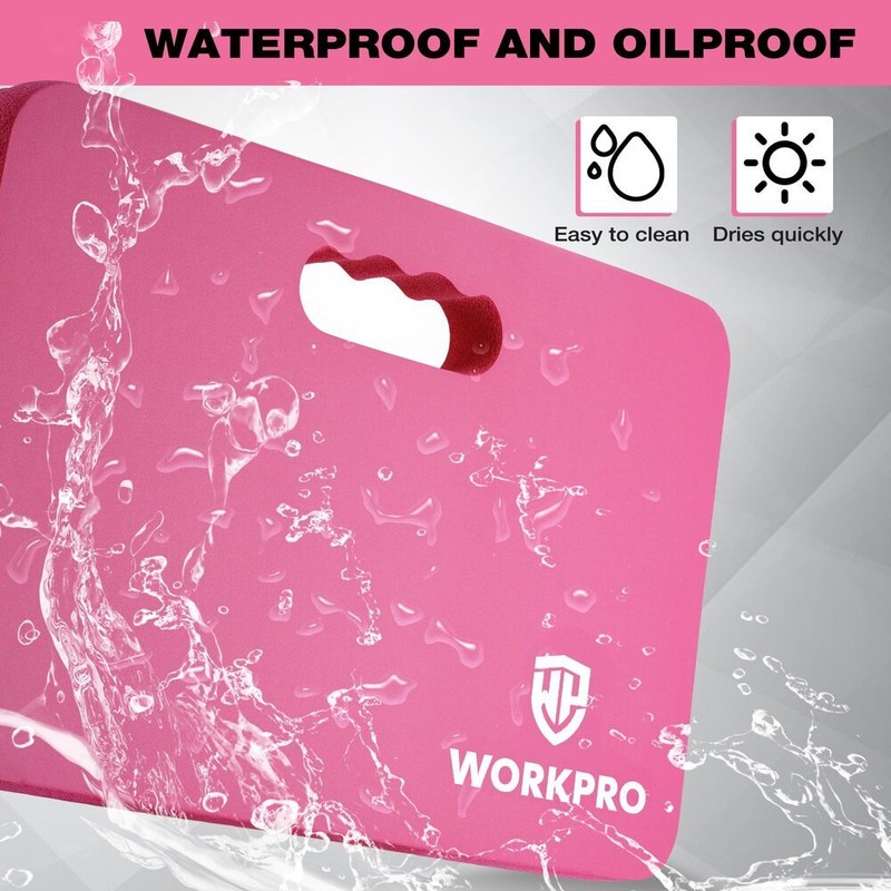 WORKPRO Extra Thick Kneeling Pad 2PC Soft Foam Cushioning Large Foam Kneeler Mat gallery
