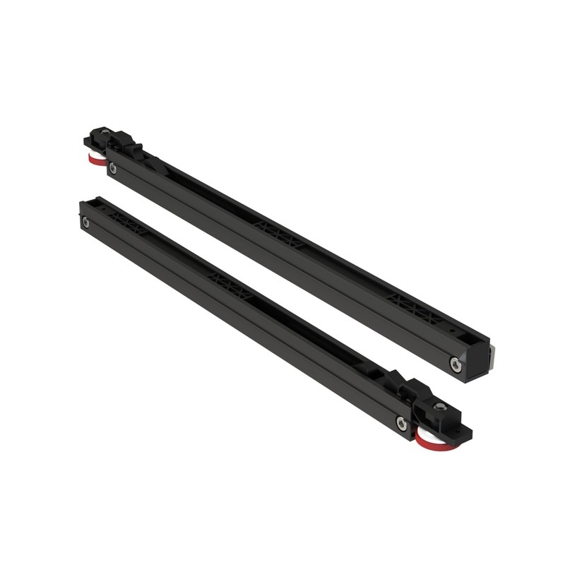 Concealed Sliding Barn Door Hardware with Soft Close Mechanism,No Floor Track gallery