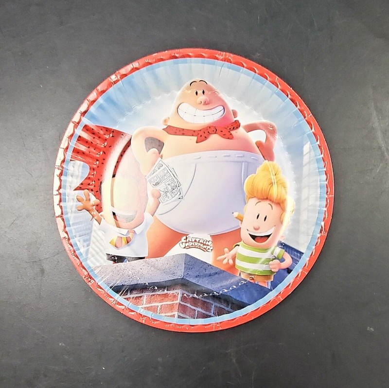 CAPTAIN UNDERPANTS plate birthday party supplies cupcake balloon gift decoration gallery