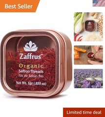 1g Super- Organic Saffron for Risotto, Paella & Desserts – Culinary Gold