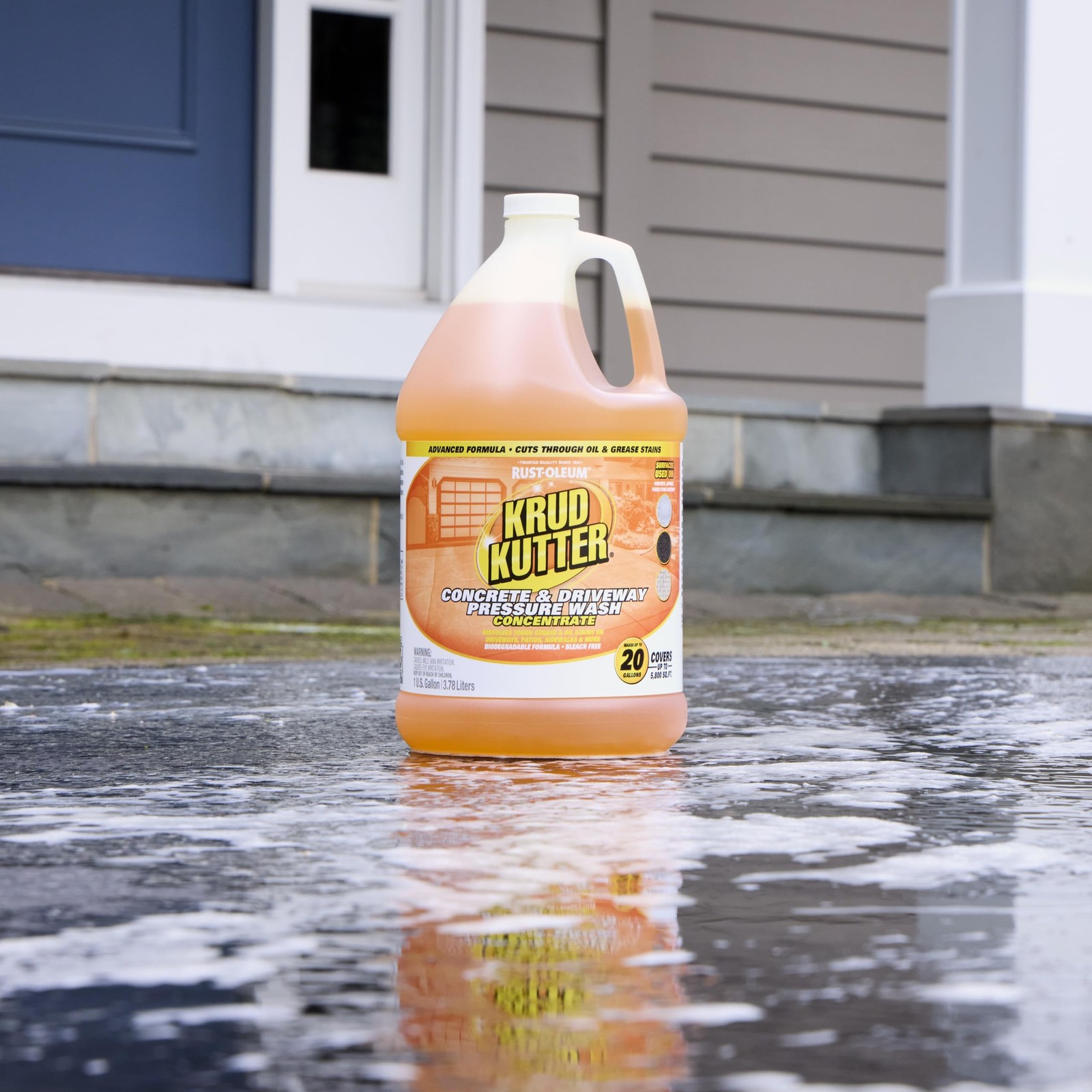 Concrete & Driveway Pressure Washer Concentrate & Manual Use Cleaner | Cuts T... gallery