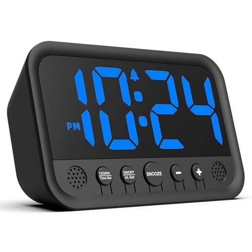 Super Extremely Extra Loud Alarm Clock for Very Heavy Sleeper Battery Backup NEW gallery