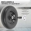Solid 14.5" Flat Free Tire - Solid 4.80/4.00 gallery