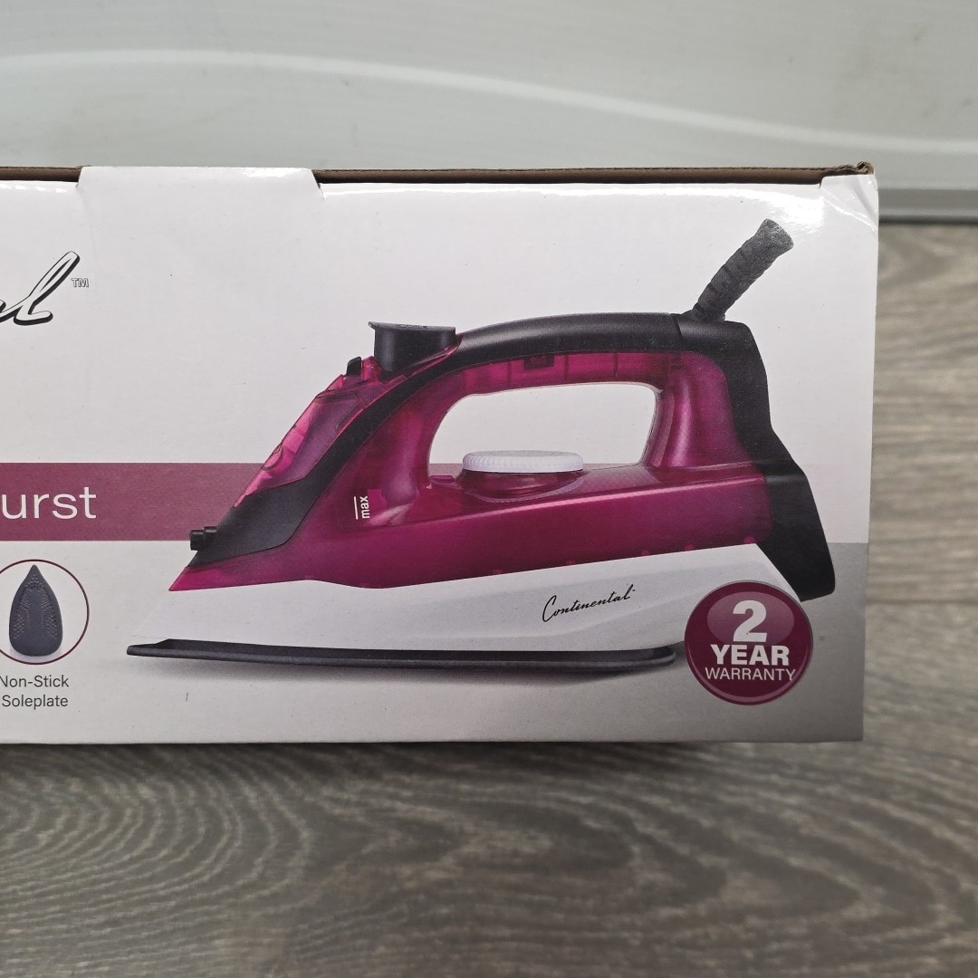 Continental Lightweight 3-Way Spray - Burst Steam - Non-Stick Soleplate Iron gallery