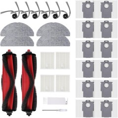 Replacement Parts for Roborock Q7 M5 M5 Q7 L5 L5 Robot Vacuum 2 Main Brushes 4