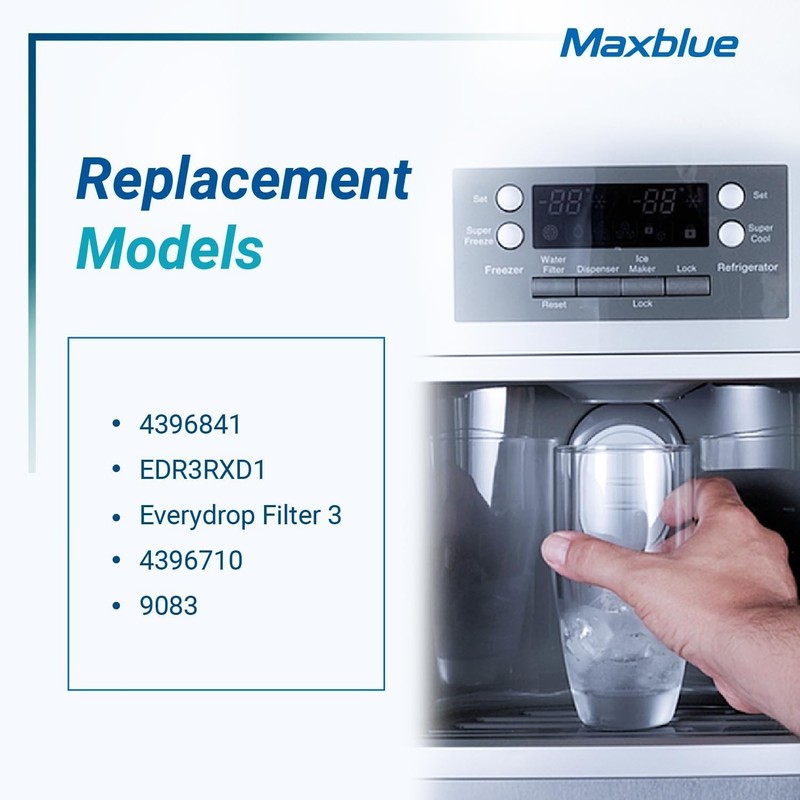 Maxblue Refrigerator Water Filter Replacement for Kenmore® 46-9083, 3 Filters gallery
