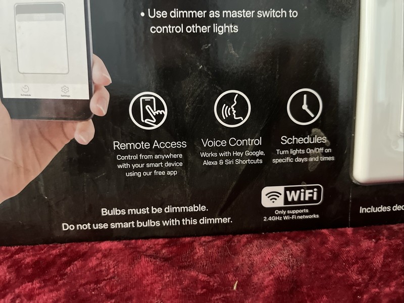 Feit Wi Fi Smart Dimmer Light Switch 2 Pack Alexa Google Smart Phone gallery