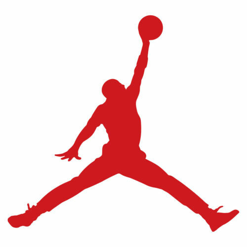 Michael Jordan Air Mini Decal Basketball Logo Vinyl Window Sticker Laptop Ipad gallery