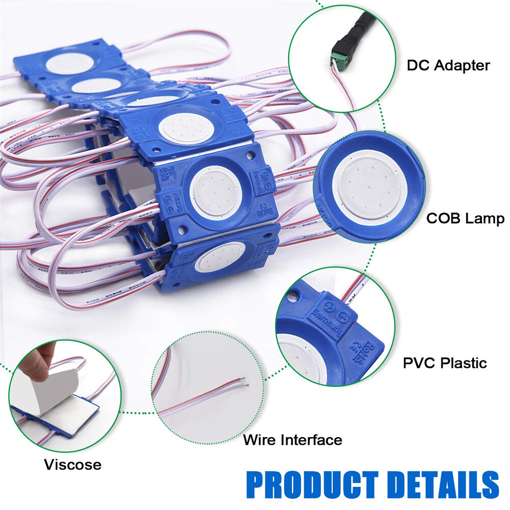 COB Module 1 LED Strip Light IP65 Waterproof light Boxes Billboard Lamp DC 12V gallery