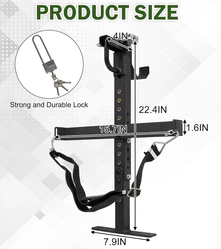 Backpack Blower Rack for Trailers Universal Storage Holder with Adjustable Holdi gallery