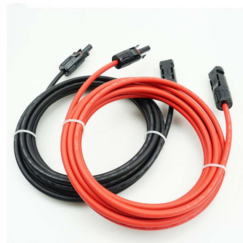 Solar Panel Cable Connectors Wire 10 AWG 12 Guage IP67 5/10/15 ft PV Extensions gallery