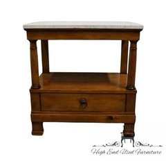 BAKER / MILLING ROAD Solid Cherry Early American Contemporary 27″ Accent End …