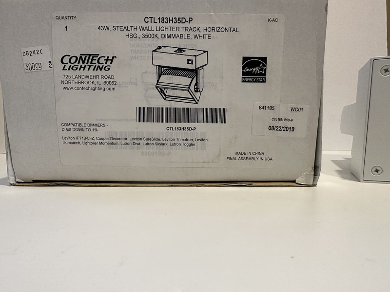 Leviton Contech CTL183H35D-P LED 43W Super Bright track light 3500k 5400 lm gallery