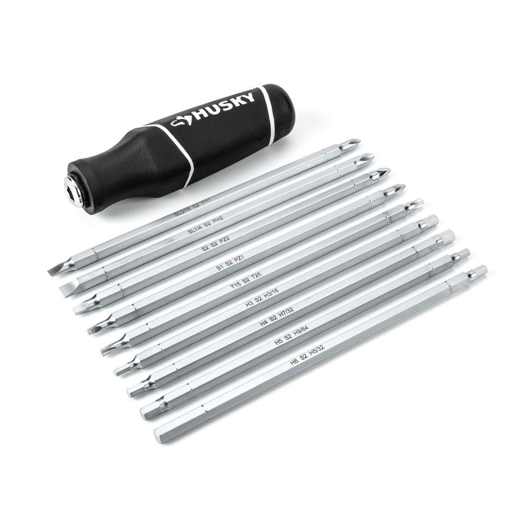 Husky Interchangeable Blade Screwdriver Set (10-Piece) gallery