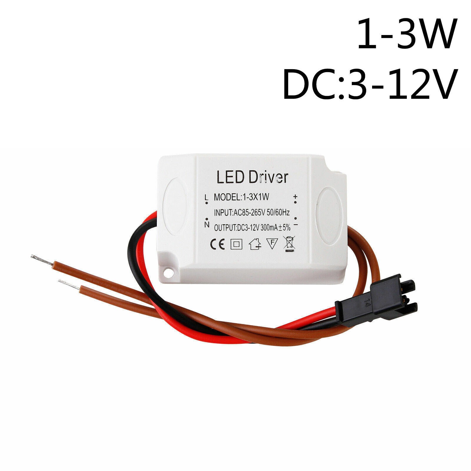 3W 12W 18W 36W LED Driver Transformer AC 110V 220V DC 12V 24V 300ma gallery