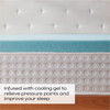 Memory Foam Mattress Topper-2,3 or 4” Gel Infused Ventilated Design Mattress Pad gallery