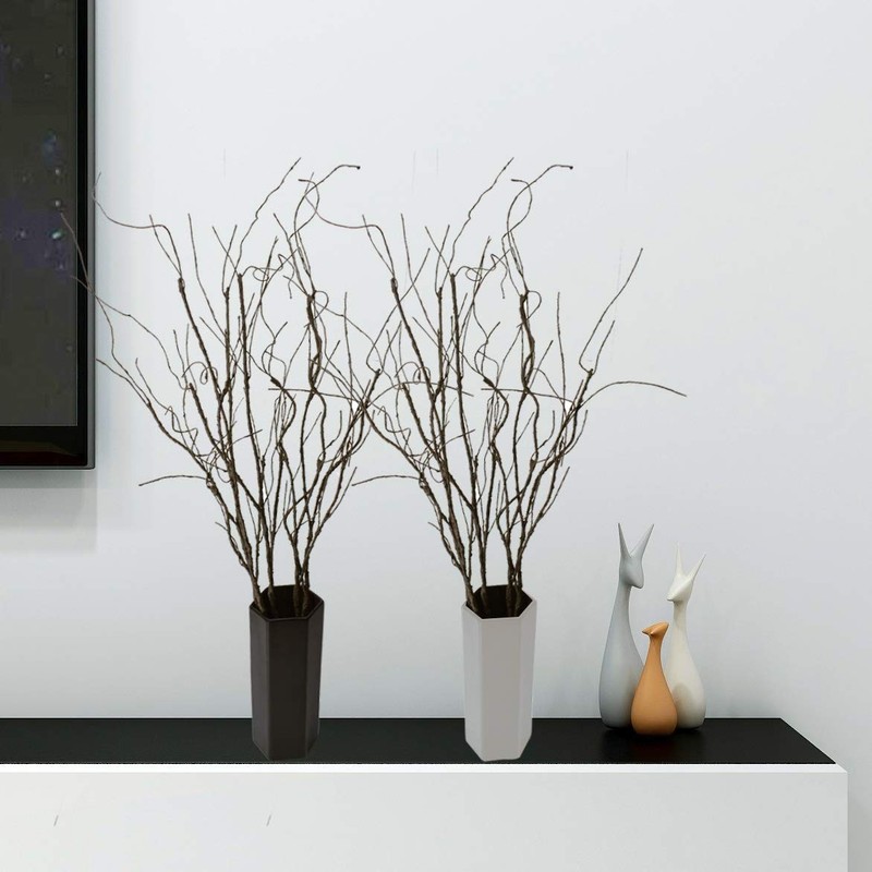 Artificial Curly Willow Branches, Decorative Dry Twigs, 30.7 Inches Sticks gallery