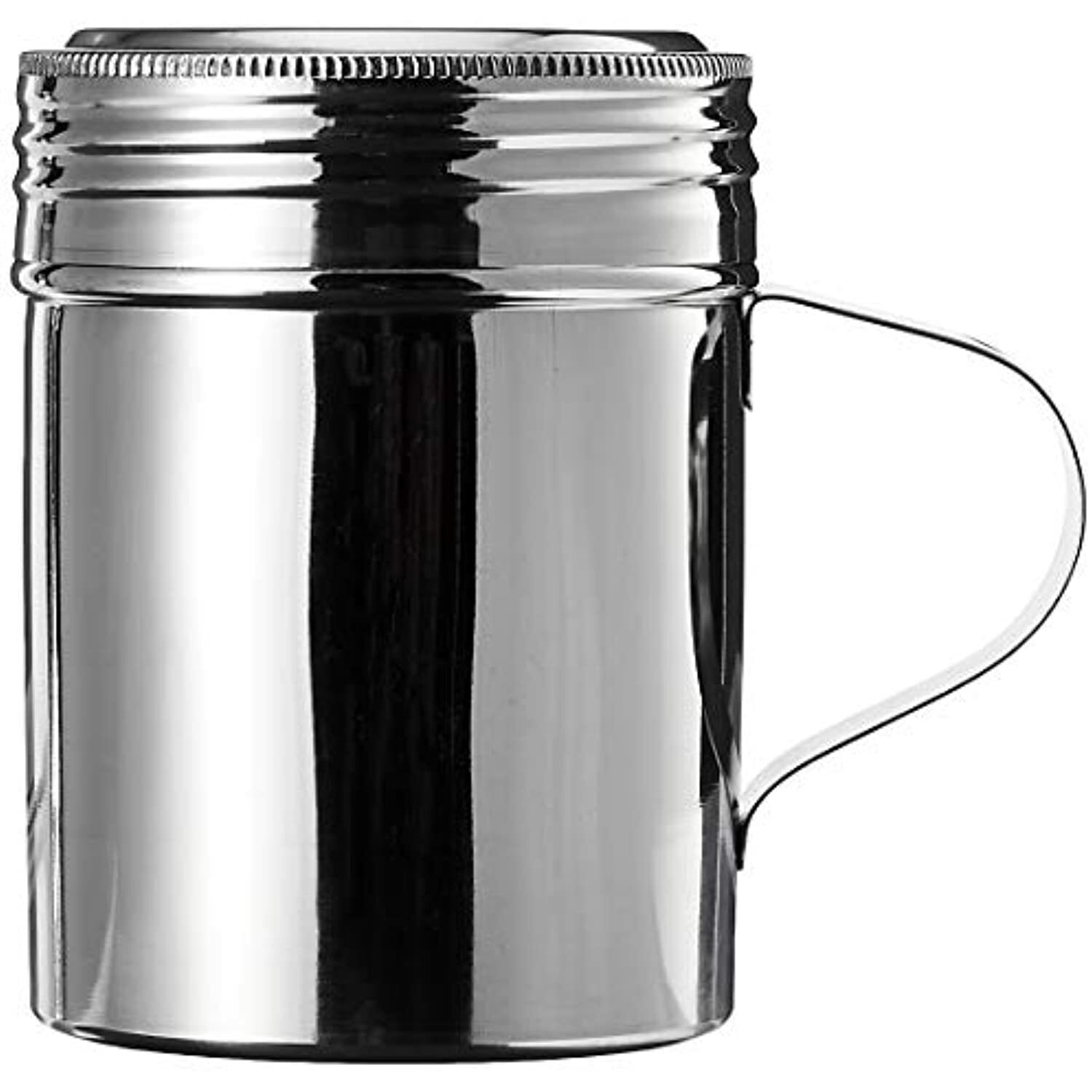 Stainless Steel Dredge Shaker with Handle, 10-Ounce gallery