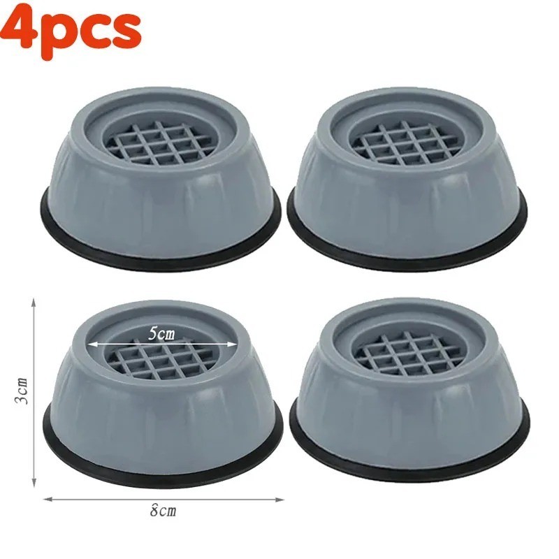 4-PCS Anti Vibration Washing Machine Support Anti Slip Rubber Feet Base Pads Mat gallery
