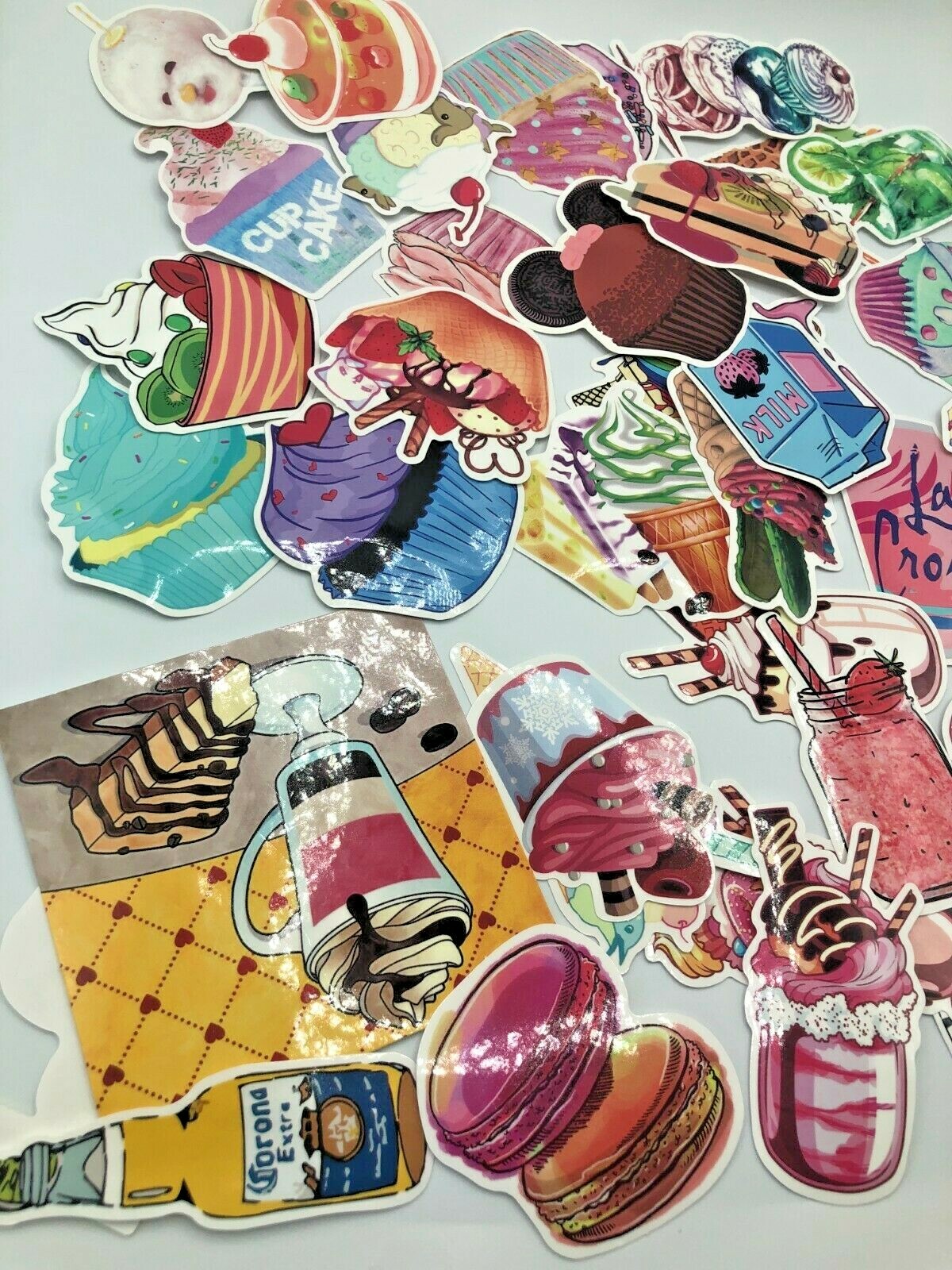 SWEETS (Pink Theme)~ Stickers Pack~70 PC for Skateboard~Laptop~Phone~Scrapbook gallery