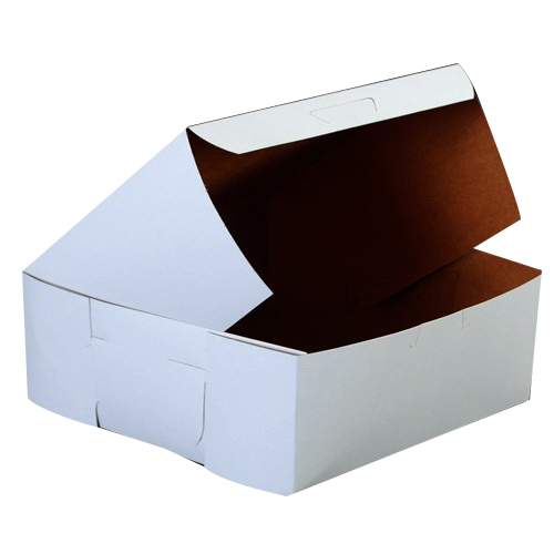 Non-Window Lock Corner Tuck Top 1-Piece Bakery Box 10" L x 10" W x 4" D | 100/ct gallery