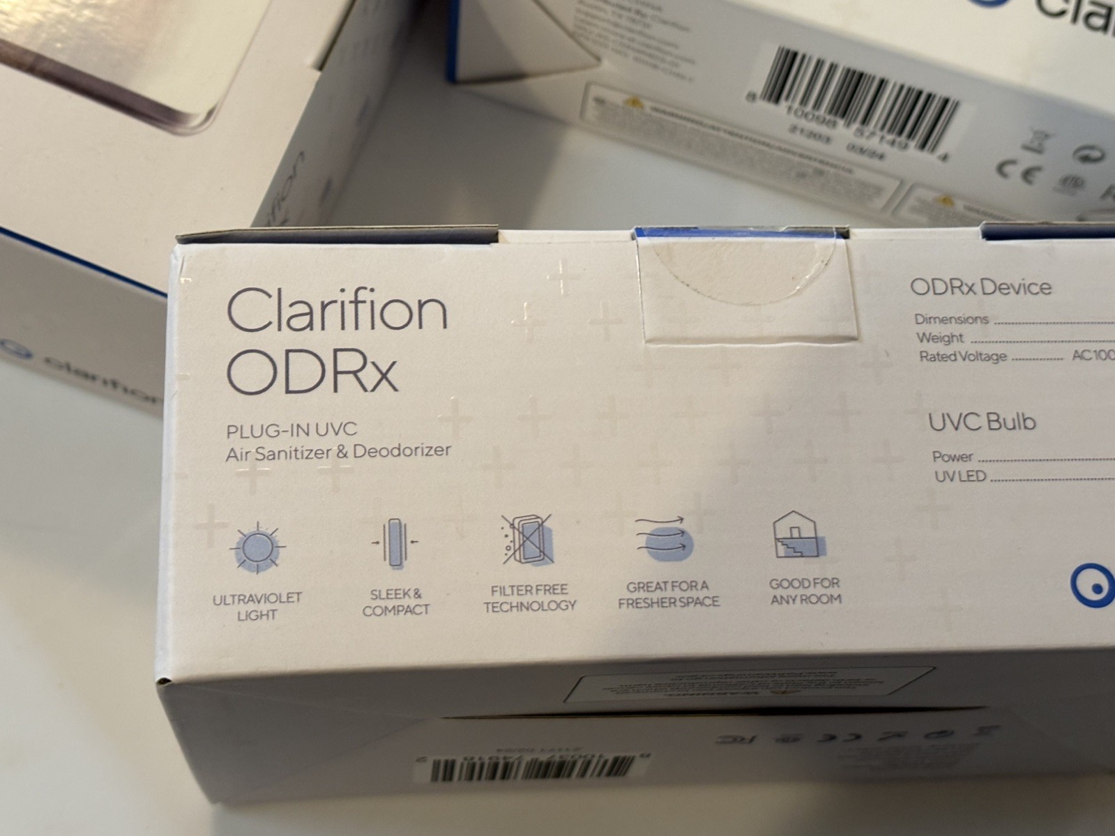 Clarifion - DSTx Filtration Air Purifier (3 Pack) Plug In Air Ionizer HEPA / New gallery