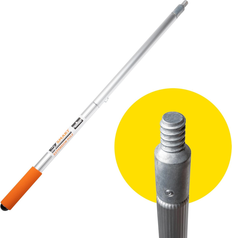 21Ft+ Extension Pole – Extendable Pole Reaches 1 to 16Ft, Expandable with Add-A-