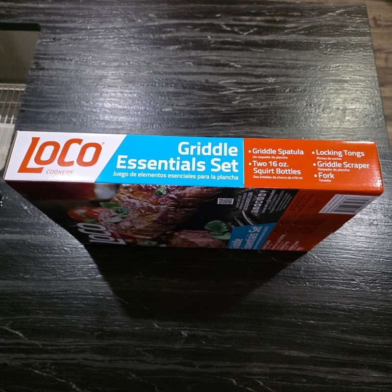 Tool LoCo Cookers Griddle Essentials Set - 6 Piece Stainless Steel BBQ Kit - NE gallery
