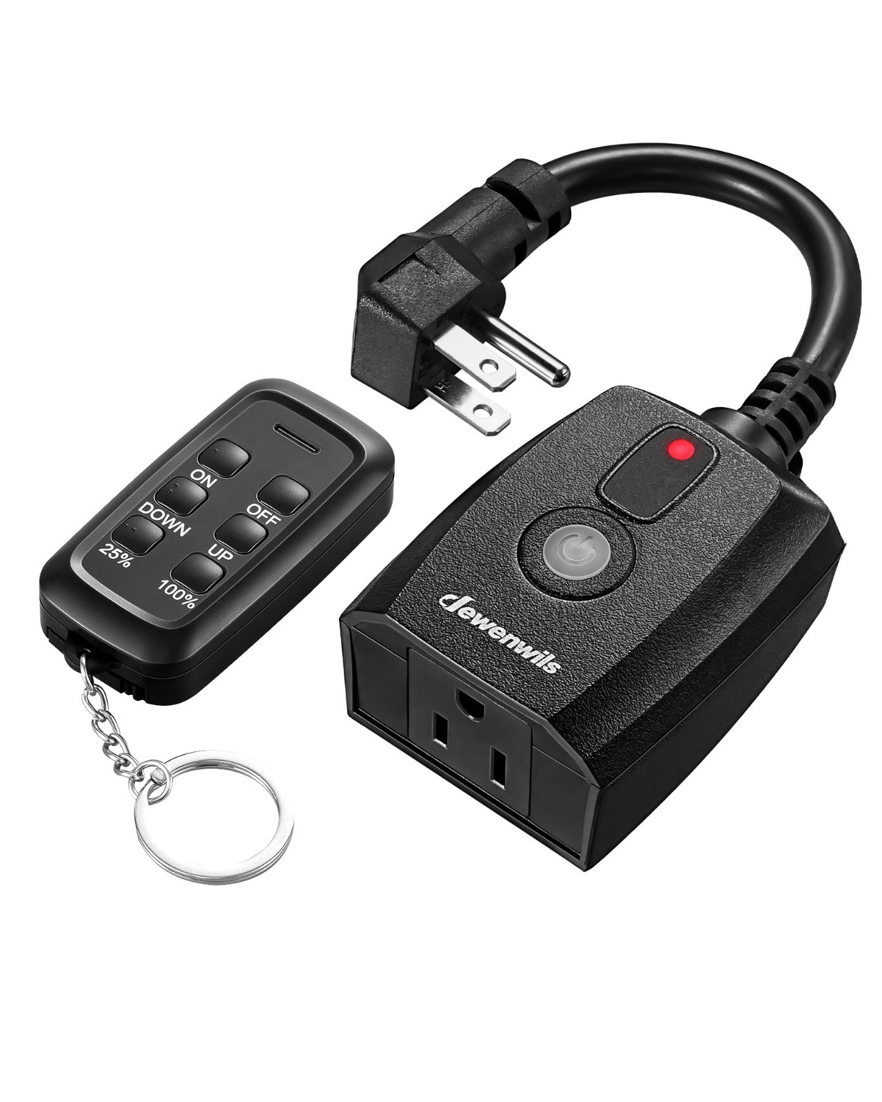 DEWENWILS Outdoor Dimmer for String Lights with Remote Waterproof Plug-in Dimmer gallery