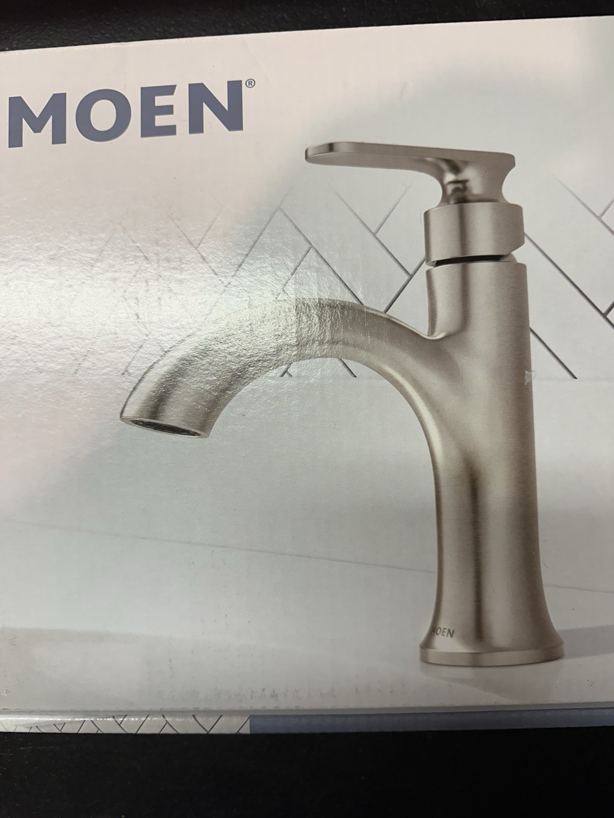 Moen Ellicott Single Handle Bathroom Faucet - Brushed Nickel - 84632SRN - New gallery