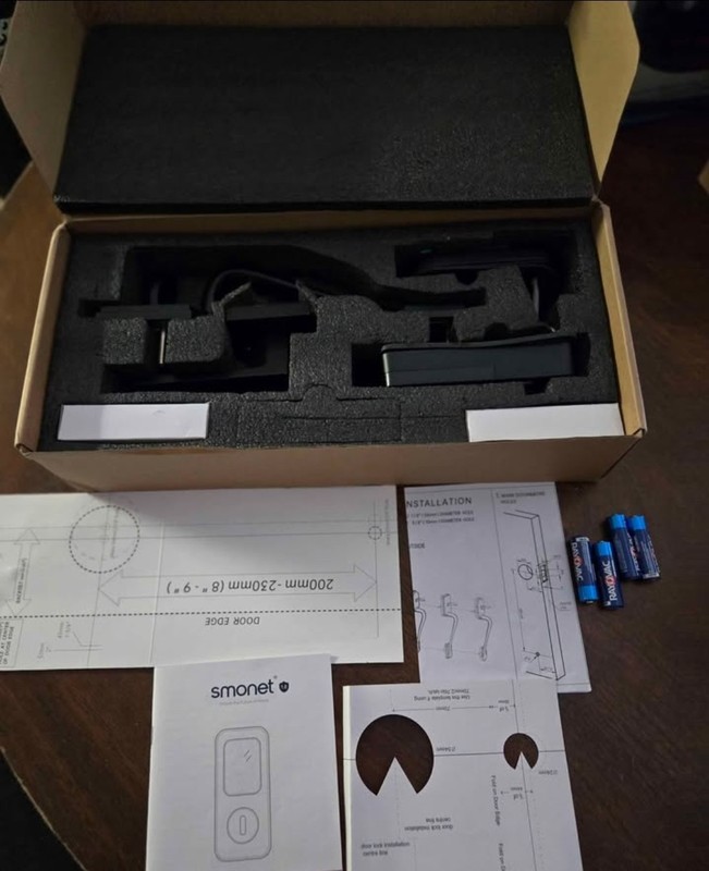 SMONET Smart Lock Keyless Entry Door Lock - Black (WILY2BSF2S) gallery