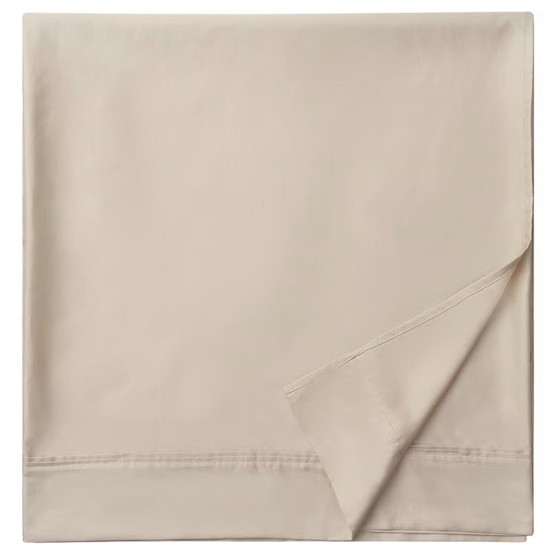IKEA NATTJASMIN Beige Full/ Double Flat Sheet gallery