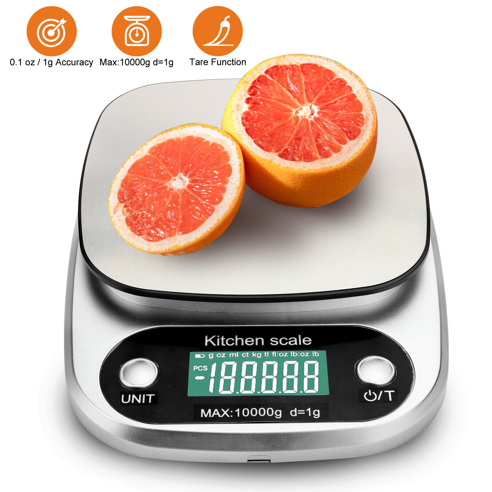 Digital Kitchen Food Diet Scale Multifunction Weight Balance 22lbs/1g 0.04Oz- gallery