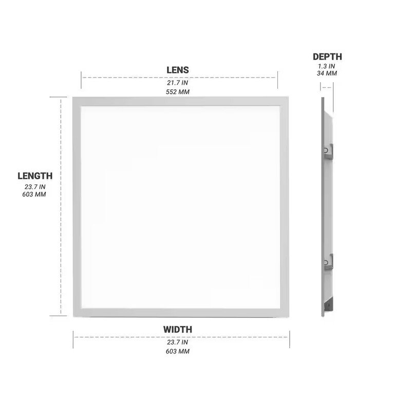 2 Ft. X 2 Ft. Integrated LED Panel Drop Ceiling Lights 0-10V Dimmable 40/30/20W gallery