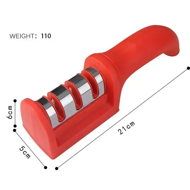 4 Stage Kitchen Knife Sharpener Professional Ceramic Diamond Steel Sharpening gallery