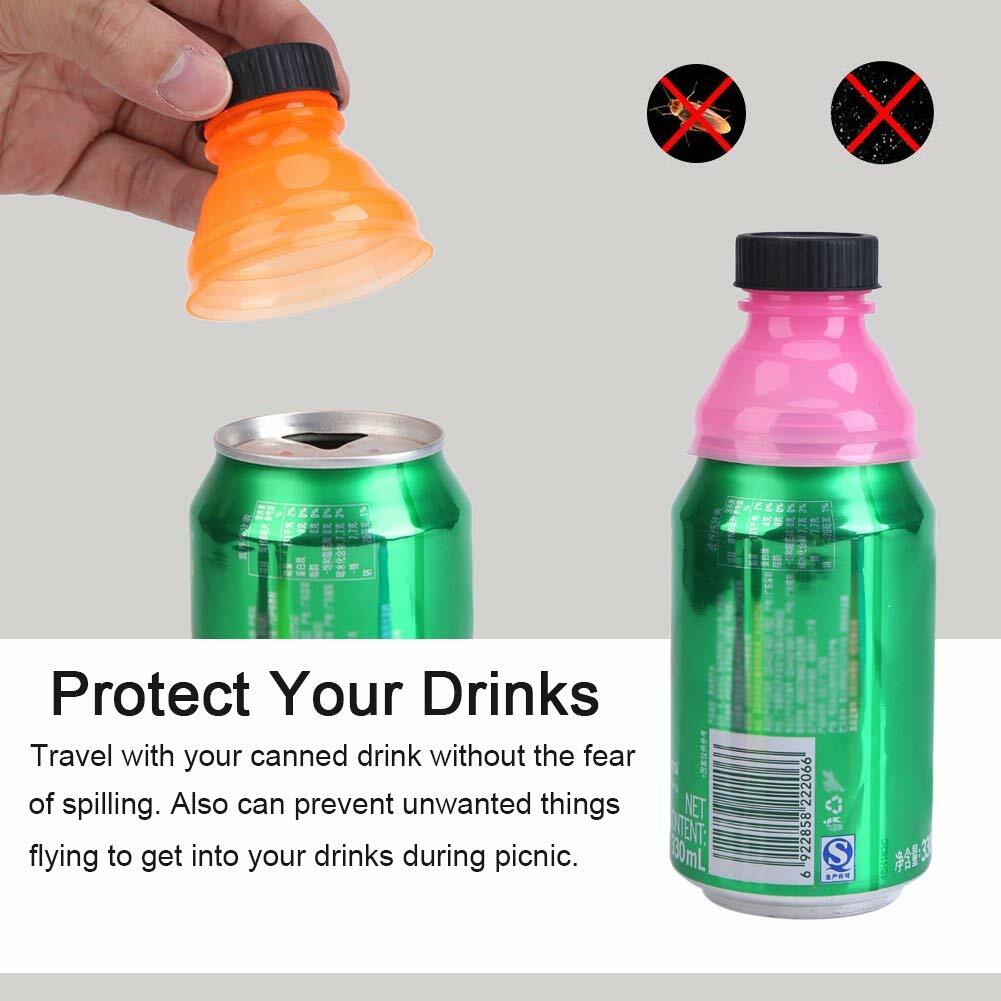 6 Pcs Washable Reusable Drinks Can Convert Bottles Caps Soda Savers Keeper Tool gallery