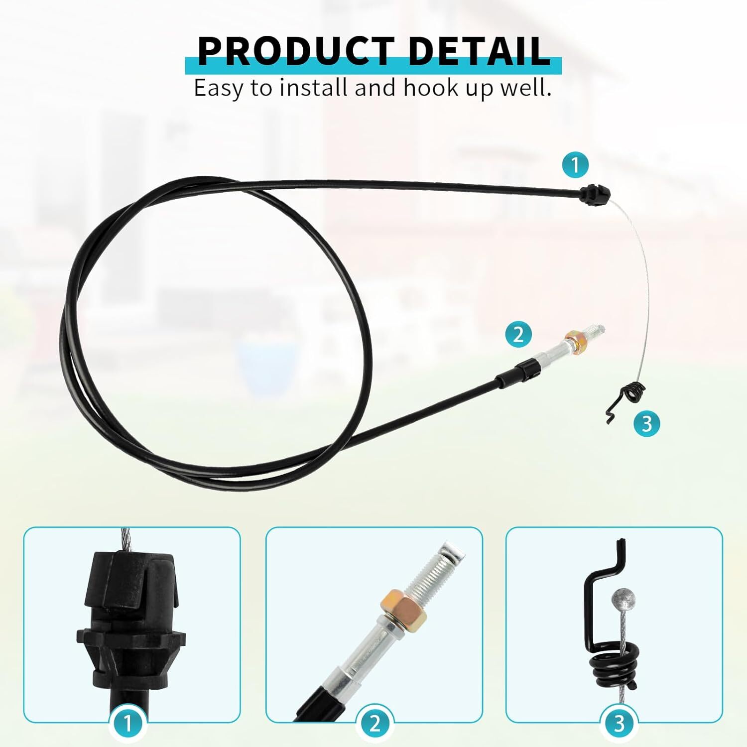 Drive Control Cable for Husqvarna HU775L HU775H HU725AUD Craftsman EZ-Walk Mower gallery