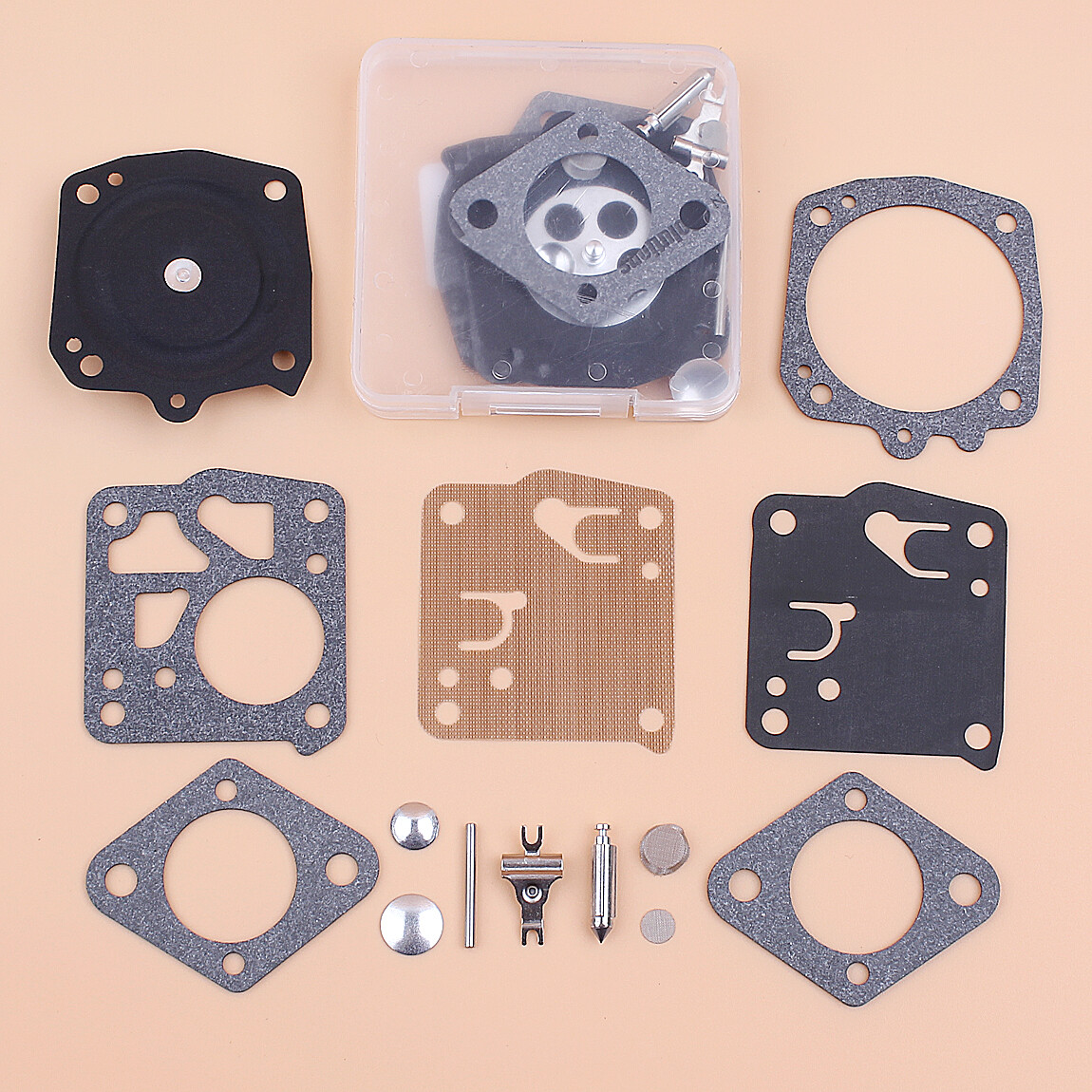 Carburetor Repair Kit For Jonsered 49SP 50 51 52 66E 60 62 Tillotson Carb HS-21D gallery